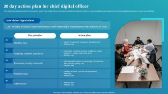 Framework For Digital Transformation And Modernization 30 Day Action Plan For Chief Digital Officer Download PDF