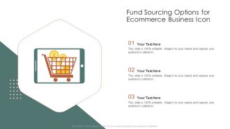 Fund Sourcing Options For Ecommerce Business Icon Ppt PowerPoint Presentation Layouts Template PDF