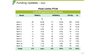 Funding Updates Debt Ppt PowerPoint Presentation Portfolio Mockup