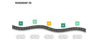 GUI Design Roadmap Five Flow Process Ppt PowerPoint Presentation Pictures Files PDF