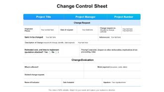 Gap Analysis Budgeting And Reporting Change Control Sheet Ppt PowerPoint Presentation Ideas Deck PDF