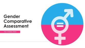 Gender Comparative Assessment Proportion Pie Chart Ppt PowerPoint Presentation Complete With Slides