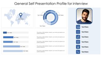 General Self Presentation Profile For Interview Ppt PowerPoint Presentation File Designs Download PDF