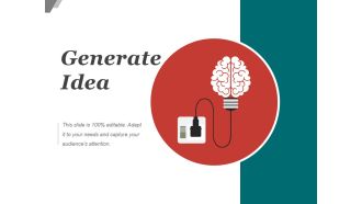 Generate Idea Ppt PowerPoint Presentation Portfolio