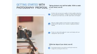 Getting Started With Photography Proposal Ppt PowerPoint Presentation Inspiration Microsoft
