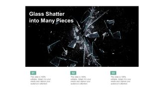 Glass Shatter Into Many Pieces Ppt PowerPoint Presentation Icon Themes