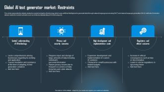 Global AI Text Generator Market Restraints Mockup PDF