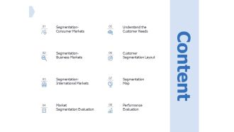 Global Market Segmentation Content Ppt PowerPoint Presentation Outline Outfit PDF