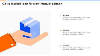 Go To Market Icon For New Product Launch Download PDF