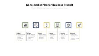 Go To Market Plan For Business Product Ppt PowerPoint Presentation Styles Design Ideas PDF