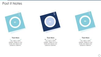 Goals Slide Pitch Deck Post It Notes Inspiration PDF
