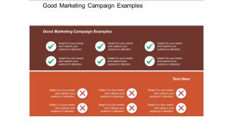 Good Marketing Campaign Examples Ppt PowerPoint Presentation Gallery Show