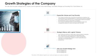 Growth Strategies Of The Company Formats PDF