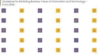 Guidelines For Exhibiting Business Value Of Information And Technology Icons Slide Structure PDF