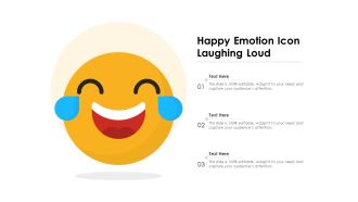 Happy Emotion Icon Laughing Loud Ppt PowerPoint Presentation Icon Portfolio PDF