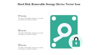 Hard Disk Removable Storage Device Vector Icon Ppt PowerPoint Presentation File Images PDF