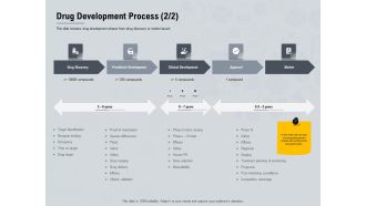 Healthcare Merchandising Drug Development Process Target Ppt Icon Tips PDF