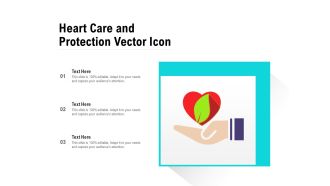 Heart Care And Protection Vector Icon Ppt PowerPoint Presentation Styles Outfit PDF