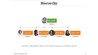 Hierarchy Ppt PowerPoint Presentation Professional Good