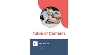 Hiring Proposal For International Medical Caregivers Table Of Contents One Pager Sample Example Document