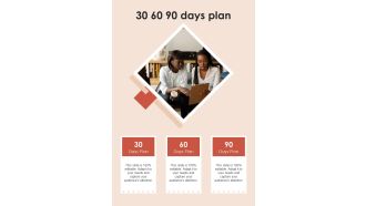 Historical Fiction Book Proposal 30 60 90 Days Plan One Pager Sample Example Document