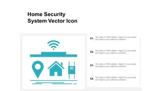 Home Security System Vector Icon Ppt PowerPoint Presentation File Influencers