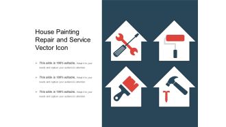 House Painting Repair And Service Vector Icon Ppt PowerPoint Presentation Styles Graphics Design PDF