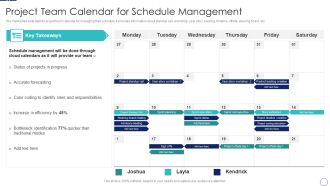 How To Implement Cloud Collaboration Project Team Calendar For Schedule Management Mockup PDF