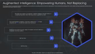 Human Augmented Machine Learning IT Augmented Intelligence Empowering Humans Not Replacing Background PDF