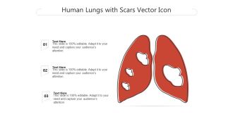 Human Lungs With Scars Vector Icon Ppt PowerPoint Presentation File Examples PDF