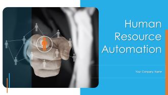 Human Resource Automation Ppt PowerPoint Presentation Complete With Slides