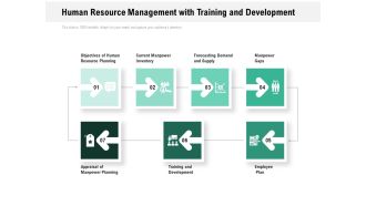 Human Resource Management With Training And Development Ppt PowerPoint Presentation Infographic Template Picture PDF