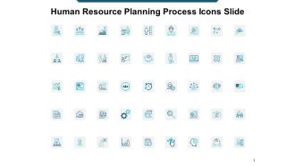 Human Resource Planning Process Icons Slide Ppt Powerpoint Presentation Inspiration Clipart