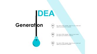 IDEA Generation Innovation Ppt PowerPoint Presentation Ideas Images