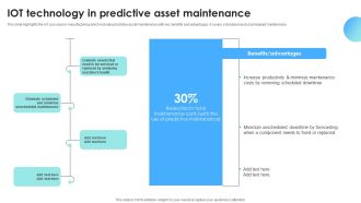 IOT Use Cases For Manufacturing IOT Technology In Predictive Asset Maintenance Guidelines PDF