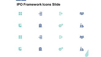 IPO Framework Icons Slide Ppt PowerPoint Presentation Infographics Structure