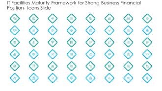 IT Facilities Maturity Framework For Strong Business Financial Position Icons Slide Themes PDF