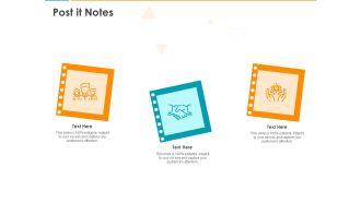IT Infrastructure Library Consistent Service Improvement Post It Notes Ppt Infographics Icons PDF