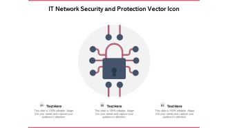 IT Network Security And Protection Vector Icon Ppt PowerPoint Presentation Gallery Slides PDF
