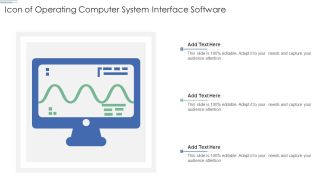 Icon Of Operating Computer System Interface Software Ppt Ideas Example Topics PDF