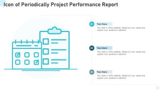 Icon Of Periodically Project Performance Report Microsoft PDF