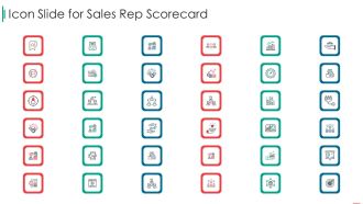 Icon Slide For Sales Rep Scorecard Introduction PDF