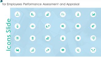 Icons For Employees Performance Assessment And Appraisal Clipart PDF