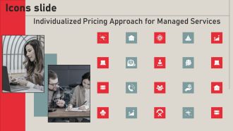 Icons Individualized Pricing Approach For Managed Services Brochure PDF