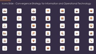 Icons Slide Convergence Strategy For Information And Operational Technology Guidelines PDF