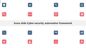 Icons Slide Cyber Security Automation Framework Download PDF