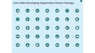 Icons Slide Developing Organization Partner Strategy Ppt Ideas Background Designs PDF