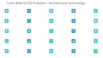 Icons Slide For 5G Evolution Architectural Technology Slides PDF