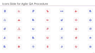Icons Slide For Agile Qa Procedure Sample PDF