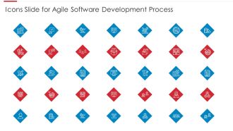 Icons Slide For Agile Software Development Process Guidelines PDF